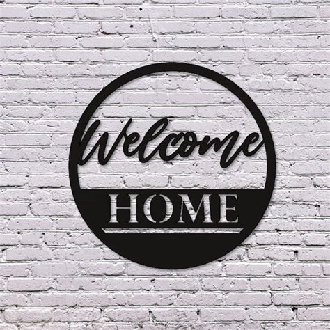 Welcome Home Metal Signs 